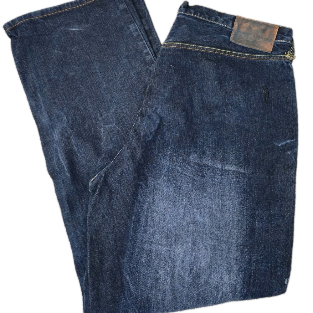 Vintage Red Monkey Company RMC Demin Jeans Size 36 Rare Y2K Embroidered